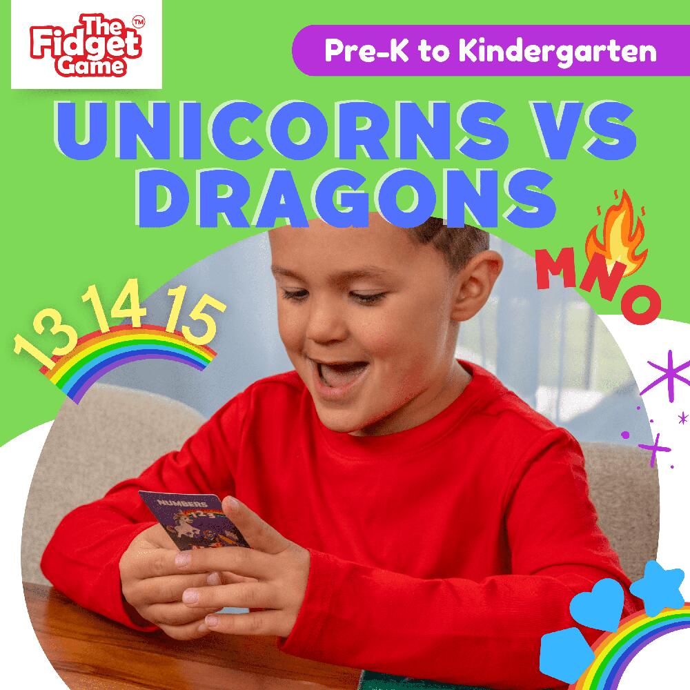Image for The Fidget Game Unicorns vs. Dragons from School Specialty